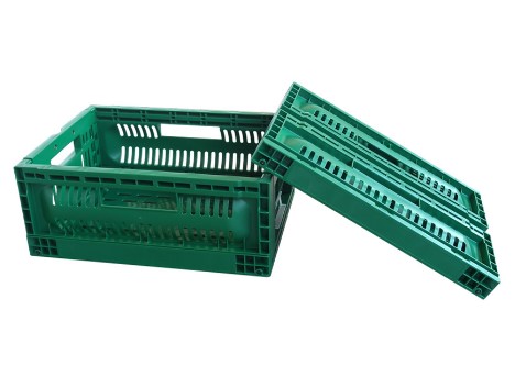 600x400x180mm Eco-Friendly Folding Container for Storage and Transportation of Fruits