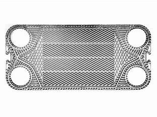 Buy cheap SS316 GX42 Heat Exchanger Spare Part Plate Hastelloy Alloy 0.5mm Tickness from wholesalers