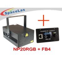 Buy cheap Multicolor 20 Watt RGB Laser Light Projector Compact Design Show Lights product