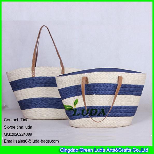 Buy cheap LUDA 2016 fashion women shopper bag striped paper straw tote bag from wholesalers