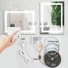 Buy cheap Mini Mirror Glass LED Makeup Light Single Touch Three Colors 12V Output Voltage for Bathroom from wholesalers
