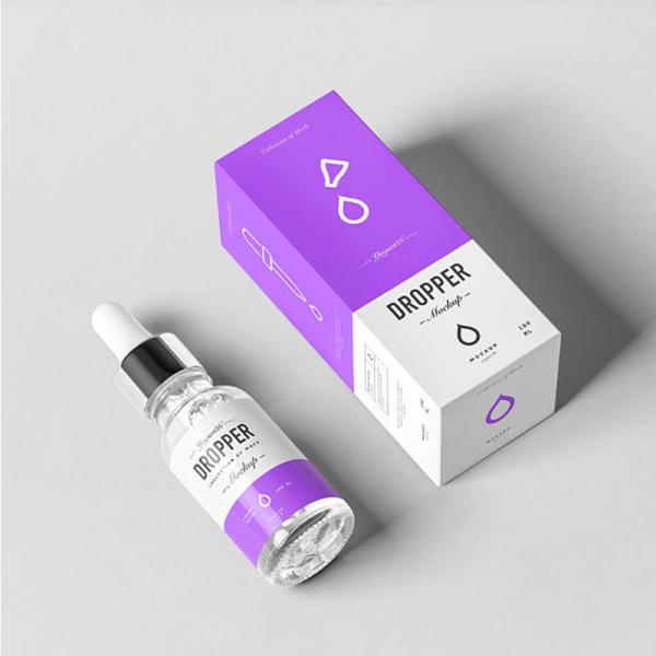 Buy cheap Eco Friendly Cosmetic Packaging Box 30ml Essential Oil Dropper Bottle Packaging Box from wholesalers