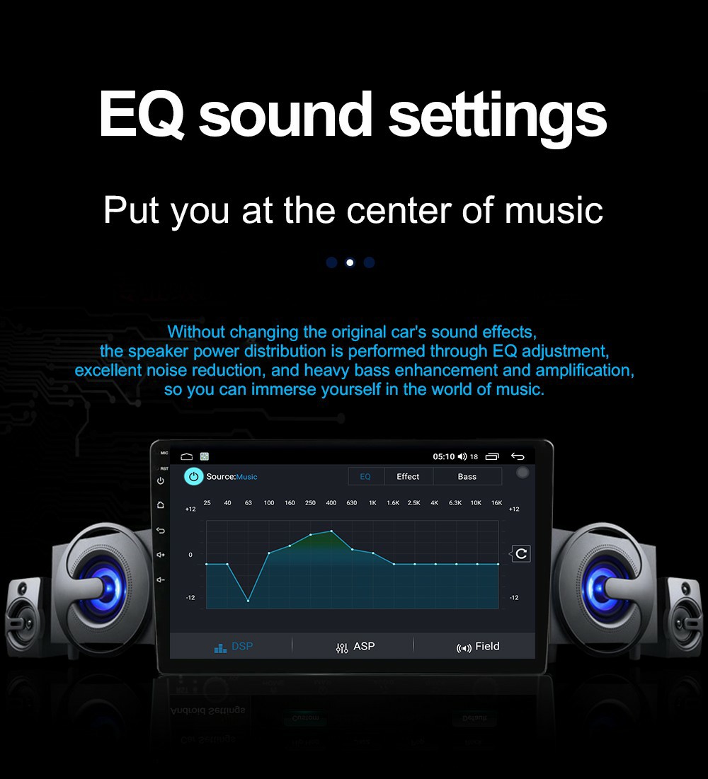 Universal 9" Android 11 Car Stereo Double Din Touch Screen Video Autoradio GPS WIFI BT FM RDS