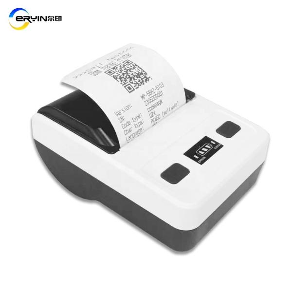 Buy cheap 58mm Black Thermal Printer for Smartphone 70-90mm/s Print Speed Portable Mini Printer from wholesalers