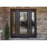 Buy cheap Elegant Modern Solid Wood Entrance Doors , Solid Wood Interior Doors With Glass from wholesalers