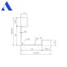 Buy cheap 6mm Thickness lSO Dry Cargo Shipping Container Parts and Accessories Front Corner Post with Zinc Shop Primer Painting from wholesalers