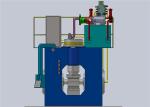 Diameter 273mm Cold Push Tee Machine , Carbon Steel Tee Making Machine 45T
