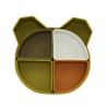Buy cheap Bear Panda Shape Toddler Silicone Plates Set Non Toxic Eco Friendly from wholesalers