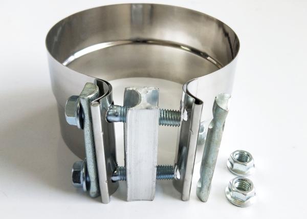 Buy cheap 4" EASY SEAL S.S. Flatband Exhaust Clamp Stainless steel exhaust clamp for auto from wholesalers