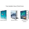 Buy cheap 7680Hz High Refresh Rate P2.6 Indoor Rental LED Screen On Stage Good Resolution from wholesalers