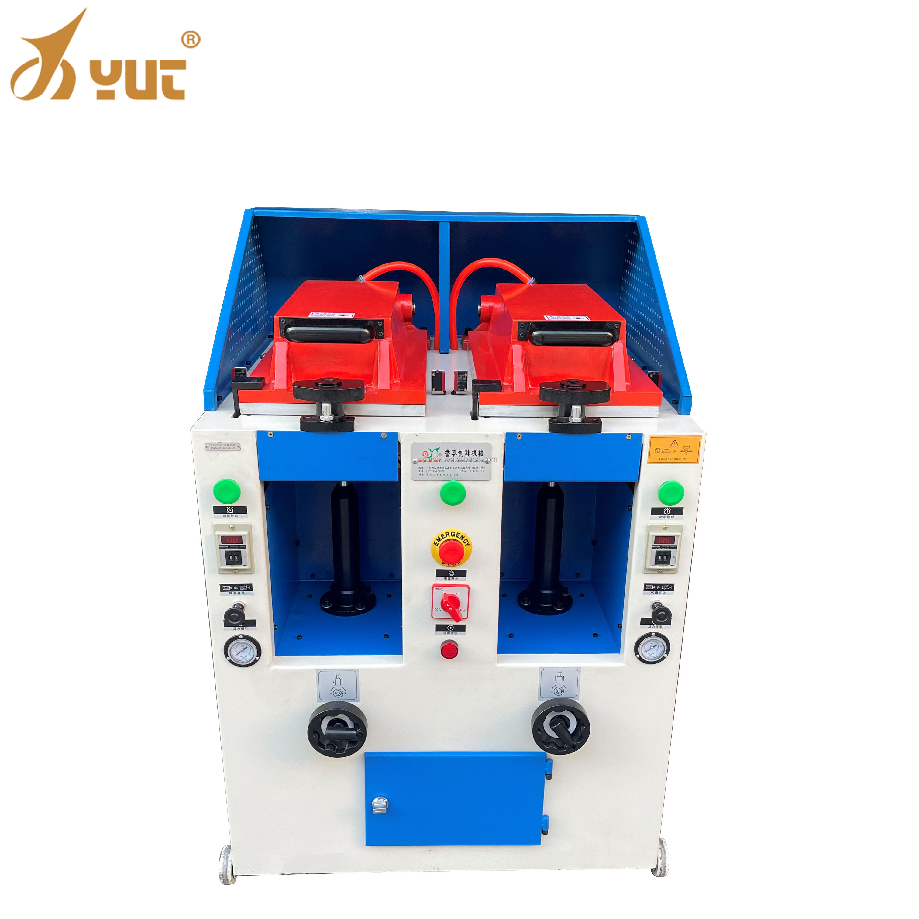 1000 Pairs 8 Hours Shoe Sole Pressing Machine Double Station Full Automatic Outsole Pressing Machine