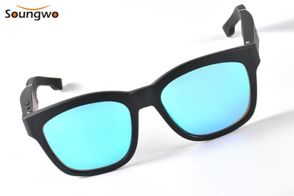Buy cheap Noise Canceling Smart Bluetooth Sunglasses UV Protection With Speakers from wholesalers