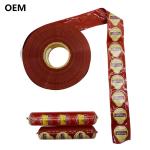 Unscented Food Grade Sausage Plastic Casings Custom Flexography Printing Logo