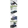 Buy cheap 2 In 1 IPhone 12 Pro Max Portable Smartphone Charger Black Dual Wireless Charging Pad from wholesalers