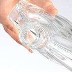 Carved Glass XO Bottles 500ml Glass Bottle Vodka Brandy Whiskey Decanter with