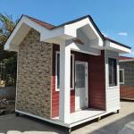 16mm PU Sandwich AZ150 Steel Tube Prefabricated Modular Toilets