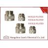Buy cheap Brass Male / Female Flexible Conduit Adaptor with Nickle Plated 20mm 25mm from wholesalers