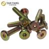 Buy cheap Furniture Hardware flat Round head furniture hexagon socket screws from wholesalers