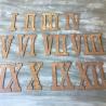 Buy cheap Letter Number Shape Rustic Metal Garden Ornaments Laser Cutting from wholesalers