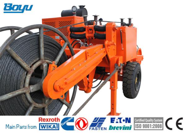 Buy cheap Orange 129kw 173hp Overhead Line Stringing Equipment Hydraulic Cable Puller from wholesalers