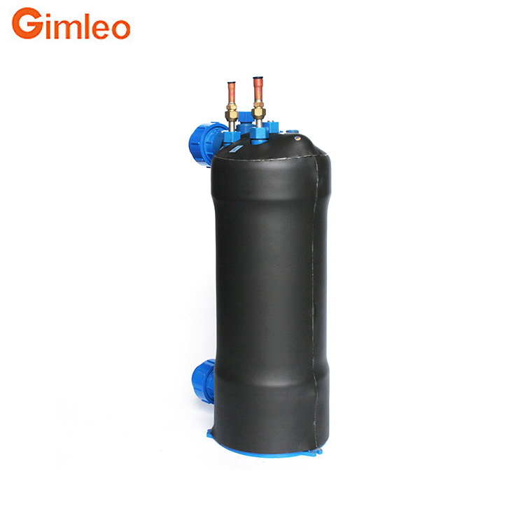 Chiller Heat Exchanger ETA3 Titanium Evaporator Energy Saving With 12.7mm Refrigerant