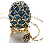 Decorative Earring Ring Trinket Box Holder Box Hand Enamel Easter Egg jewelry