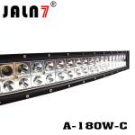 LED Light Bar JALN7 31.5Inch 180W Curved Spot Flood Combo LED Driving Lamp Super
