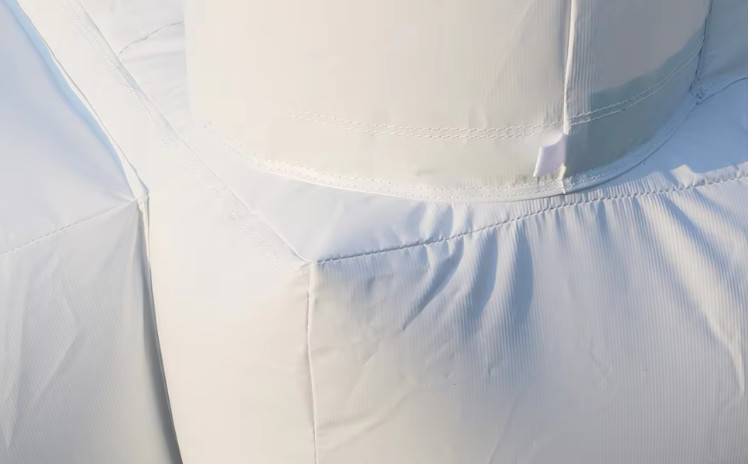 Commercial Combo White Bounce House With Slide Inflatable Bouncer Amusement Equipment