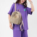 Fashion Vintage Nylon Shoulder Backpack Travel Rucksack Sling Notebook Bag For