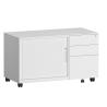 Buy cheap 12mm Edge Left Sliding Door Right 3 Drawer Mobile Pedestal Cabinet Assembled from wholesalers