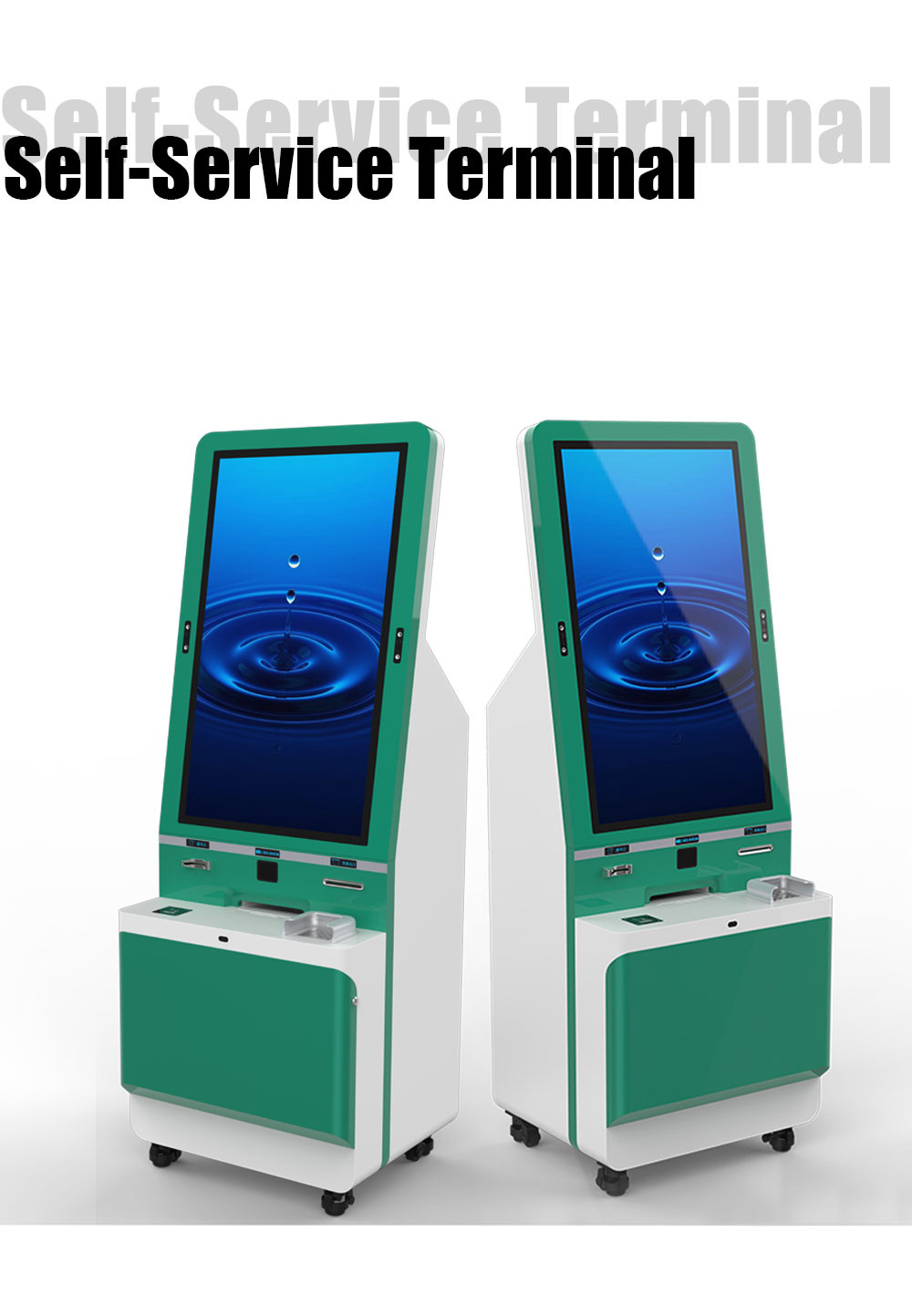 Electrical Self Service Outdoor Kiosk Face Recognition Self Printing Photo Kiosk