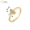 Buy cheap Diamond Zircon Fruit 18K Gold Plated Ring Adjustable Opening Fancy Watermelon from wholesalers
