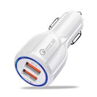 Buy cheap QC3.0 Fast Car Charger , Dual Usb Car Charger Fireproof Multi Protection product