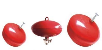 Buy cheap Carbon Steel 3 kg Automatic Fire Extinguisher Ball Red For Factory / Bank from wholesalers