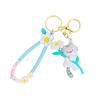 Buy cheap Customized Silicone Keychain Accessory Cat Flower Cute Cartoon Soft Silicone Keychain Charms from wholesalers