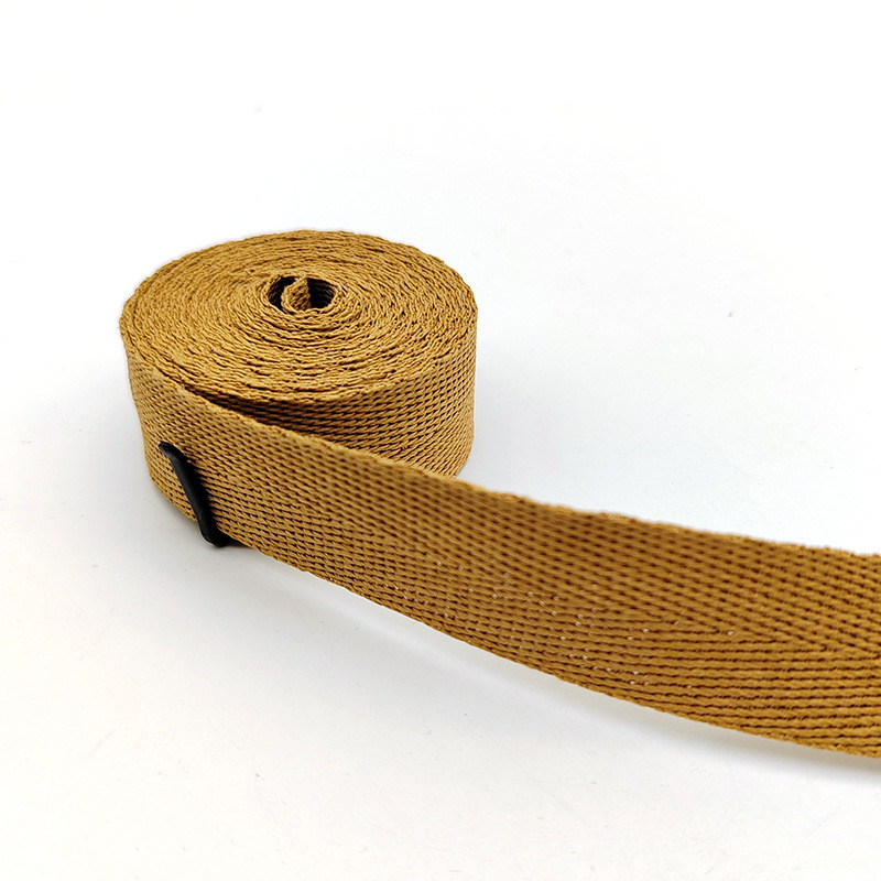 GRS Herribone Woven Paper Ribbon Roll Plain Pattern Assorted Color Solid