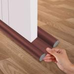 95cm Anti Cold PU Leather Door Bottom Draft Stopper Soundproof