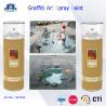Buy cheap 400ml Canned Environmental Fast Drying Graffiti Spray Art Paint for Artist On Metal Wood from wholesalers