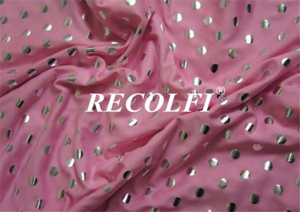 Buy cheap Pinky Dot Glitter Sustainable Nylon Activewear Knit Fabric Cool Quick Drying from wholesalers