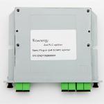 2x4 Plug-in Type SC APC Fiber Optic PLC Splitter