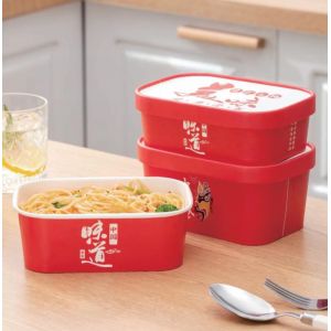 China Disposable Eco Friendly Kraft Container Disposable Paper Packaging on sale