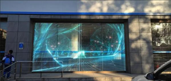 Buy cheap P3.97-7.81 LED Video Wall Display Rental Transparent Full Color from wholesalers