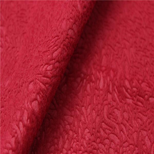 chinese factory polyester sofa fabric 3D emboss velvet fabric france velvet sofa