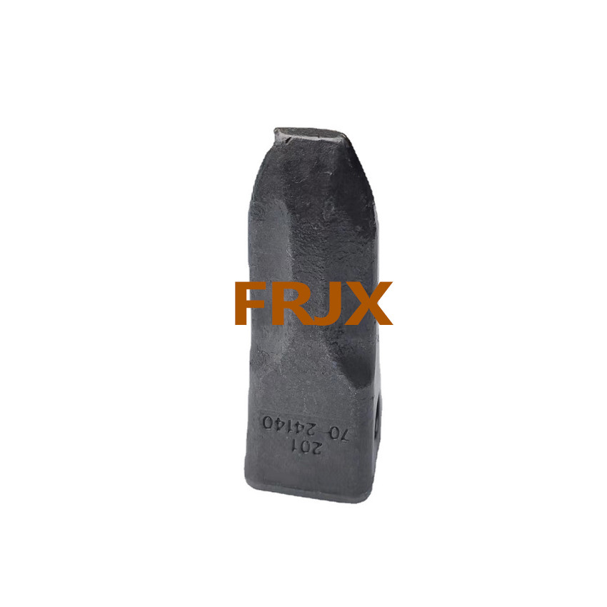 Yellow Black OEM Standard Excavator Bucket Teeth With HRC 52-58 Surface Hardness