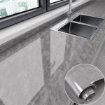 ECO White Marble Effect Wallpaper 10m Waterproof Oil Proof Wallpaper