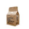 Buy cheap Smell Proof Flat Bottom Kraft Paper Coffee Bags ISO9001 200-400 Microns from wholesalers