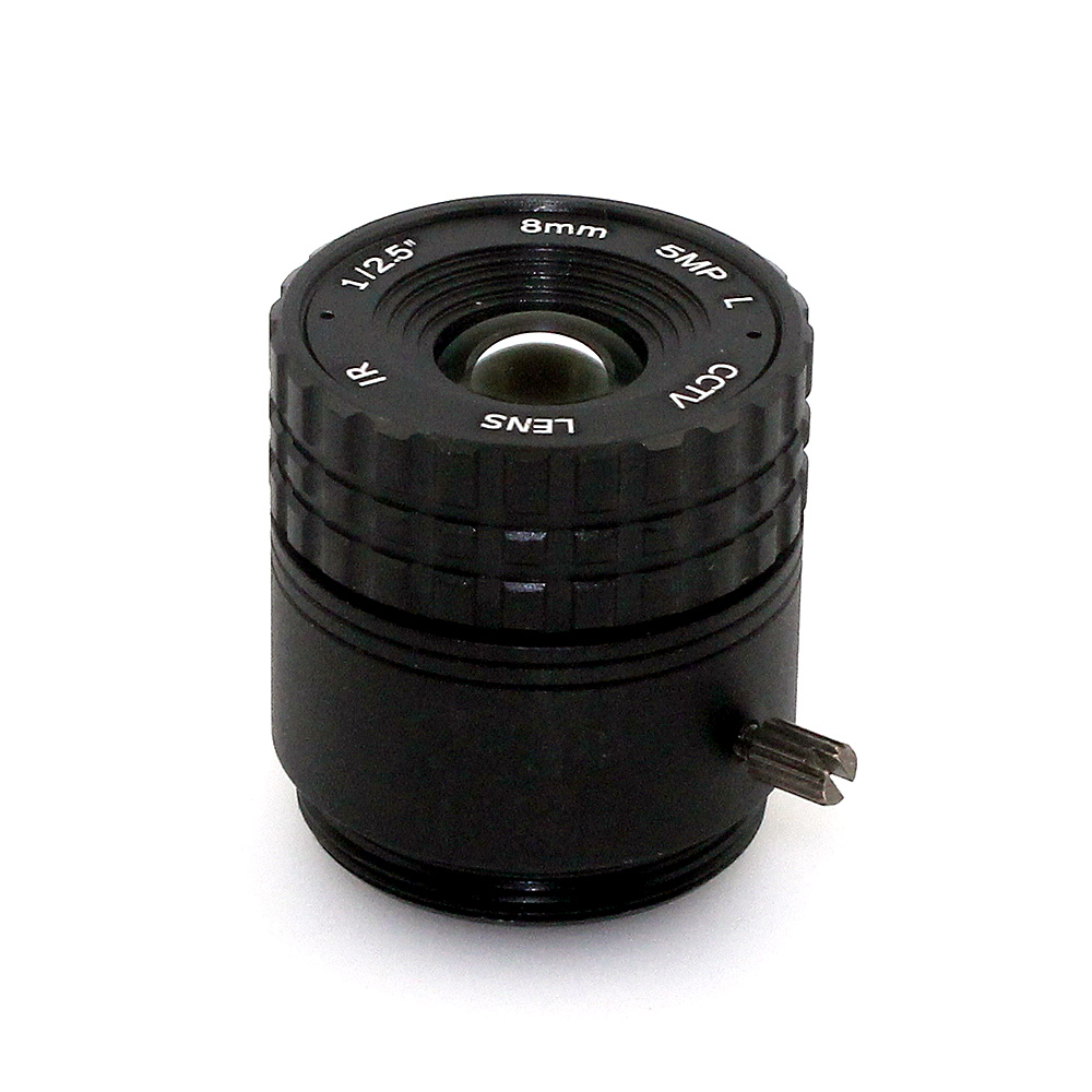 5MP 8mm Lens CS Mount HD 1/2.5 CCTV Camera lens for Day/night CCD/CMOS Security CCTV HD IP Camera