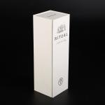 Magnetic Folding Cardboard Single Red Wine Bottle Gift Box For Shipping White