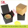 Buy cheap Custom luxury handmade black square candle paper packaging gift box with own logo from wholesalers