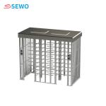 Double Door Full Height Turnstile Semi Automatic Rotating Turnstile